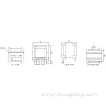 Ee22 ferrite core flyback transformer